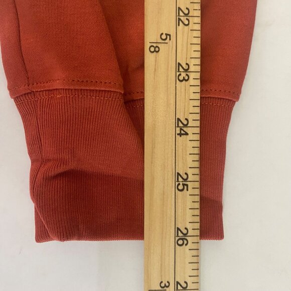 Lot of 2 Lands End Long Sleeve Polo Shirt Mens L Red Orange Cotton Blend - Picture 6 of 7